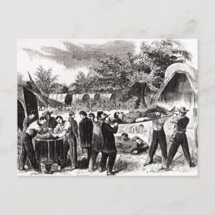 Carte Postale La libération des blessés après l'Antietam