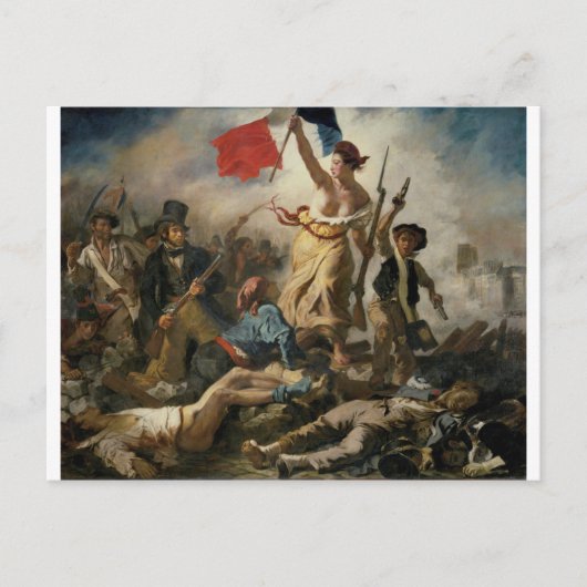 Carte Postale La liberté à la tête du peuple (Devant)