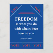 Carte Postale La Liberté Est... (Devant)