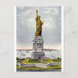 Carte Postale La liberté illumine le monde
