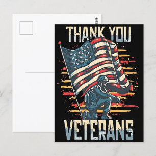 Carte Postale La liberté n'est pas gratuite - Remerciez un vétér