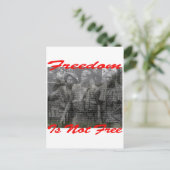 Carte Postale La Liberté N'Est Pas Libre #002 (Debout devant)