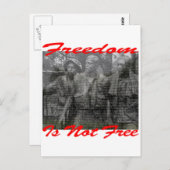 Carte Postale La Liberté N'Est Pas Libre #002 (Devant / Derrière)