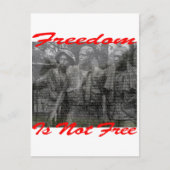 Carte Postale La Liberté N'Est Pas Libre #002 (Devant)