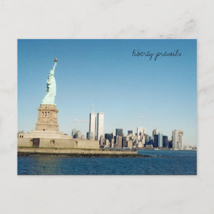 Carte Postale la liberté prévaut