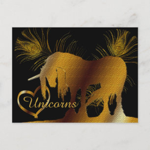 Carte Postale La licorne d'or