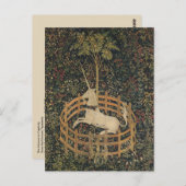 Carte Postale La licorne en captivité (Devant / Derrière)