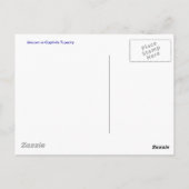 Carte Postale "La licorne en captivité" (Dos)