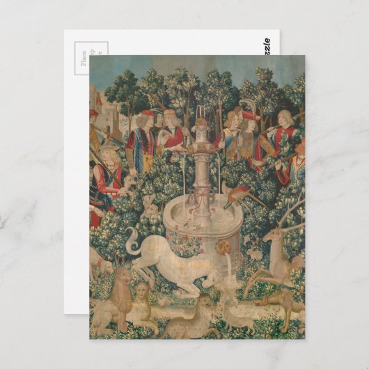 Carte Postale La licorne Est Trouvée (Devant / Derrière)