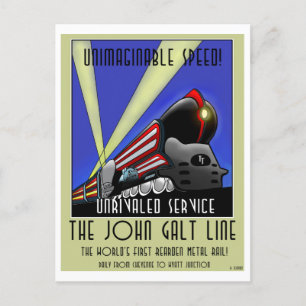 Carte postale - La ligne John Galt