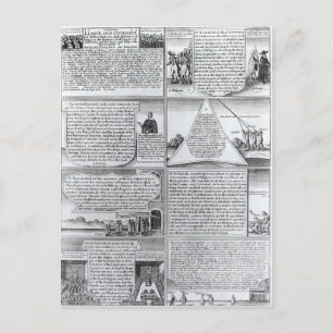 Carte Postale La Ligue solennelle et l'alliance