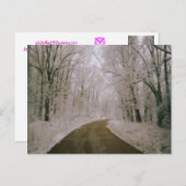 Carte Postale La longue route (Devant / Derrière)