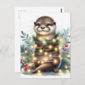 Carte Postale La Loupe de Noël (Devant / Derrière)