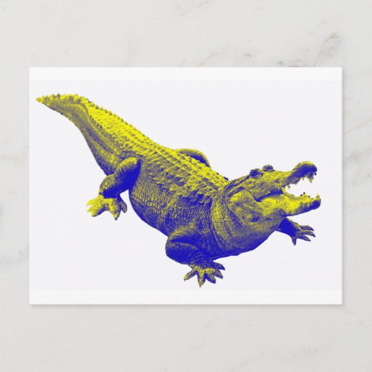 CARTE POSTALE LA LUMIÈRE ALLIGATOR (Devant)