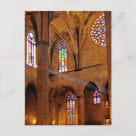 Carte Postale La lumière de Dieu (Devant)