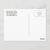 Carte postale La Luna Azul (Dos)