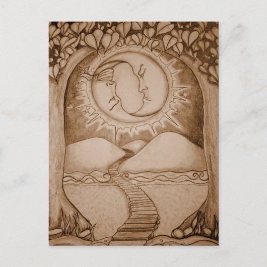 Carte Postale La Lune (Devant)