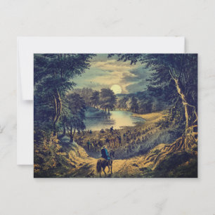 Carte Postale La lune de récolte, le curry et les criques :