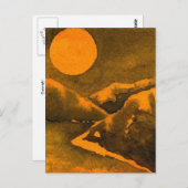 Carte postale "La Lune du chasseur #1" (Devant / Derrière)