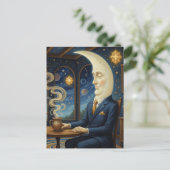 Carte Postale La Lune Va Prendre Un Café (Debout devant)
