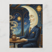 Carte Postale La Lune Va Prendre Un Café (Devant)