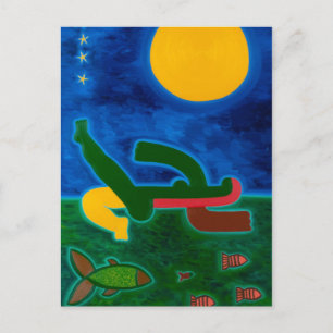 Carte Postale La Lune voyageait à Scorpio 2014