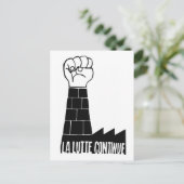 Carte Postale La lutte continue (Debout devant)