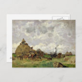 Carte Postale La Machine à Threshing (Devant / Derrière)