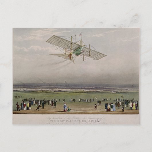 Carte Postale La machine volante (Devant)