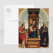 Carte Postale La Madone et l'Enfant (Devant / Derrière)