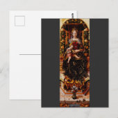 Carte Postale La Madonna della Candeletta par Carlo Crivelli (Devant / Derrière)