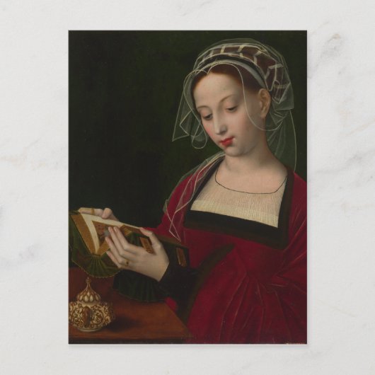 Carte Postale La Magdalen lecture par Ambrosius Benson (Devant)