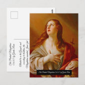 Carte Postale La Magdalene pénitente (Devant / Derrière)