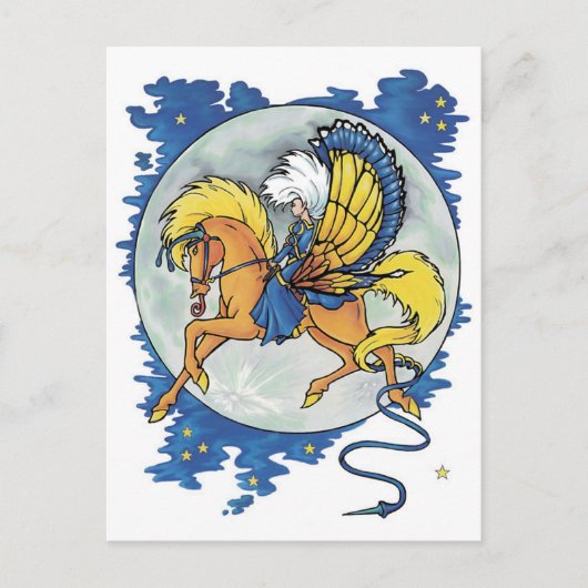 Carte Postale La magie de la lune (Devant)
