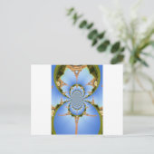 Carte Postale La magie de Paris : Design de tour Eiffel géométri (Debout devant)