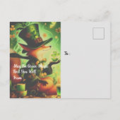 Carte Postale La magie verte de la Saint Patrick Trouvez-vous bi (Dos)