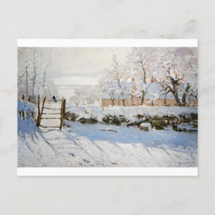 Carte Postale La Magpie de Claude Monet