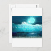 Carte Postale La main de Dieu Art Inspirationnel (Devant / Derrière)