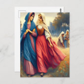 Carte Postale La main de Ruth vers de nouveaux débuts (Devant / Derrière)