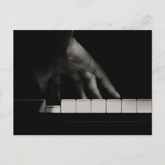 Carte Postale La main du pianiste (Devant)