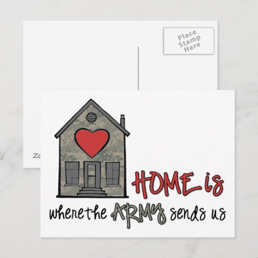 Carte Postale La maison (Devant / Derrière)