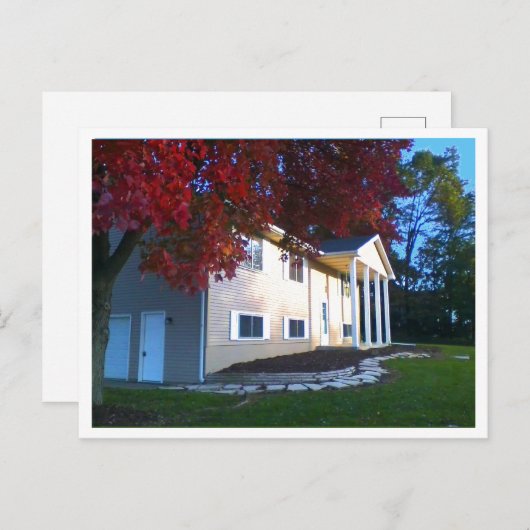 Carte Postale La maison à vendre. (Devant / Derrière)