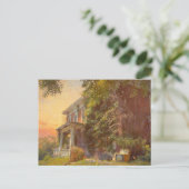 Carte Postale La maison abandonnée comprend des meubles (Debout devant)