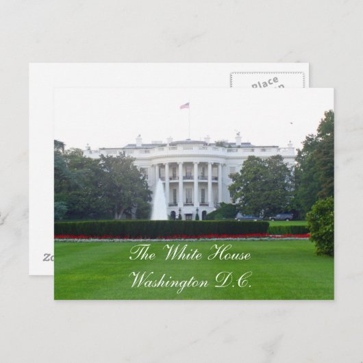 Carte Postale La Maison Blanche (Devant / Derrière)