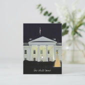 Carte Postale La Maison Blanche à Night Washington DC 001 (Debout devant)