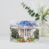 Carte Postale La Maison Blanche à Washington DC – Façade Sud (Debout devant)