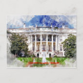 Carte Postale La Maison Blanche à Washington DC – Façade Sud (Devant)