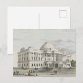 Carte Postale La Maison Blanche, Capitole à Washington Lithograp (Devant / Derrière)