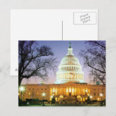 CARTE POSTALE LA MAISON BLANCHE DE WASHINGTON (Devant / Derrière)