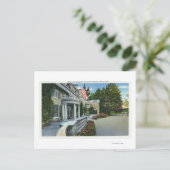 Carte Postale La maison de Franklin D Roosevelt (Debout devant)